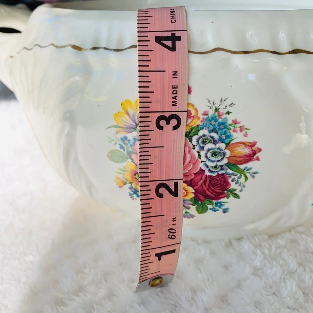 Vintage 1940s soup tureen serving dish with lid - Picture 11 of 12